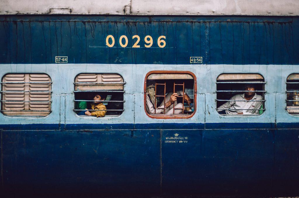 Mit dem Zug durch Indien